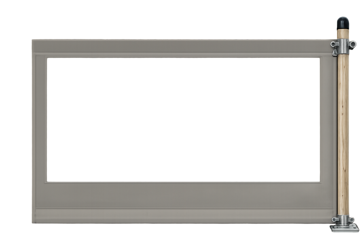Stretch tent side wall frame - extension