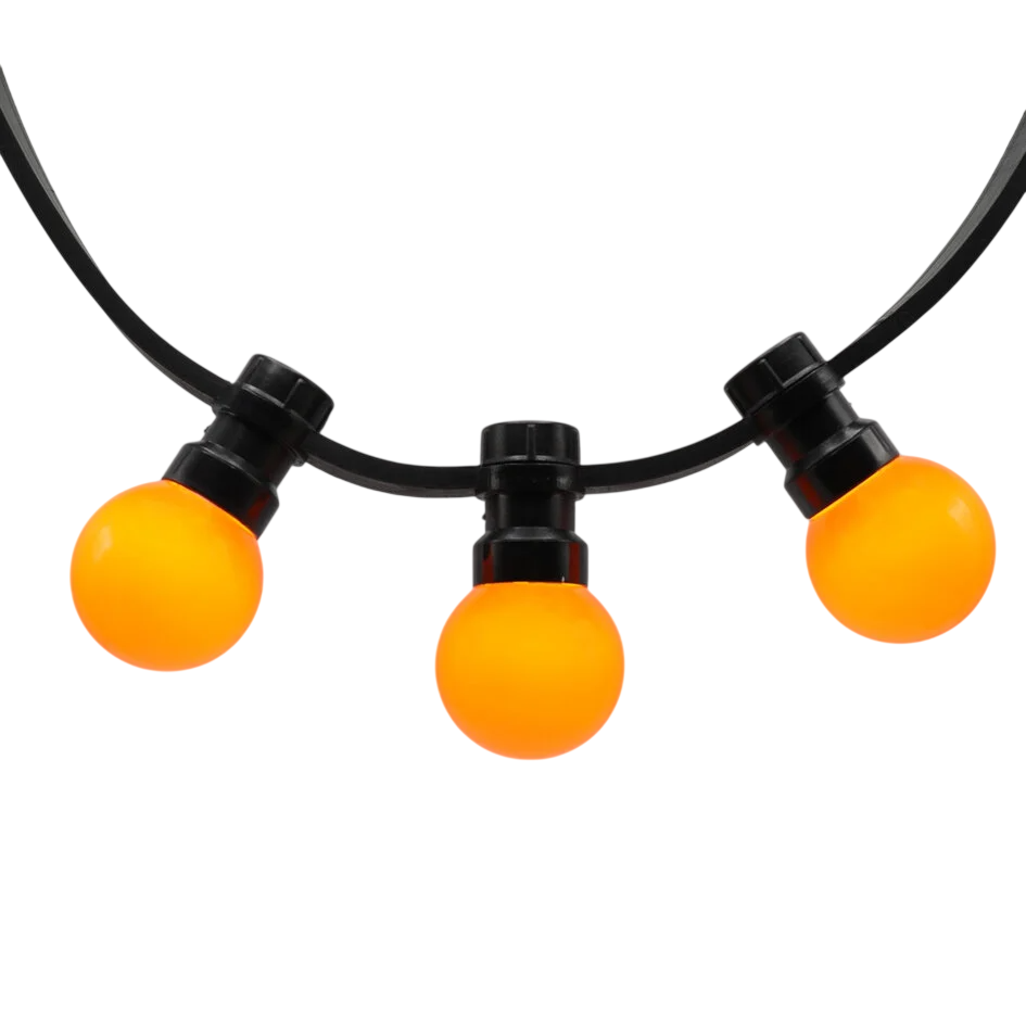 Priklamp Oranje Stretchtent Verlichting op prikkabel