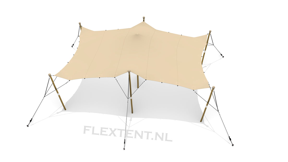 stretchtent copmplet set 5.00. x7.50