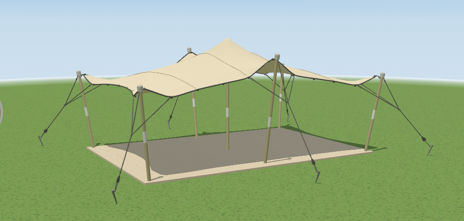 Stretchtent 3D configurator