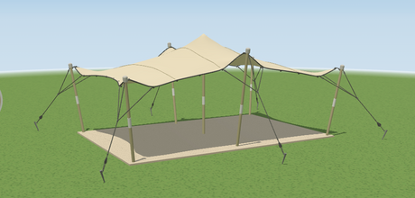 Stretchtent 3D configurator