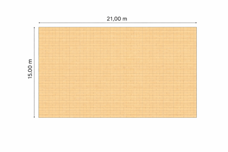 Vlonder vloer voor stretchtent 15 x 21 m