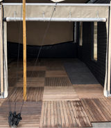 Gebruikte zijwanden frame voor stretchtent opening