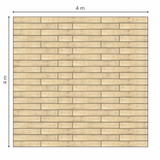 Vlondervloer 4 bij 4 meter