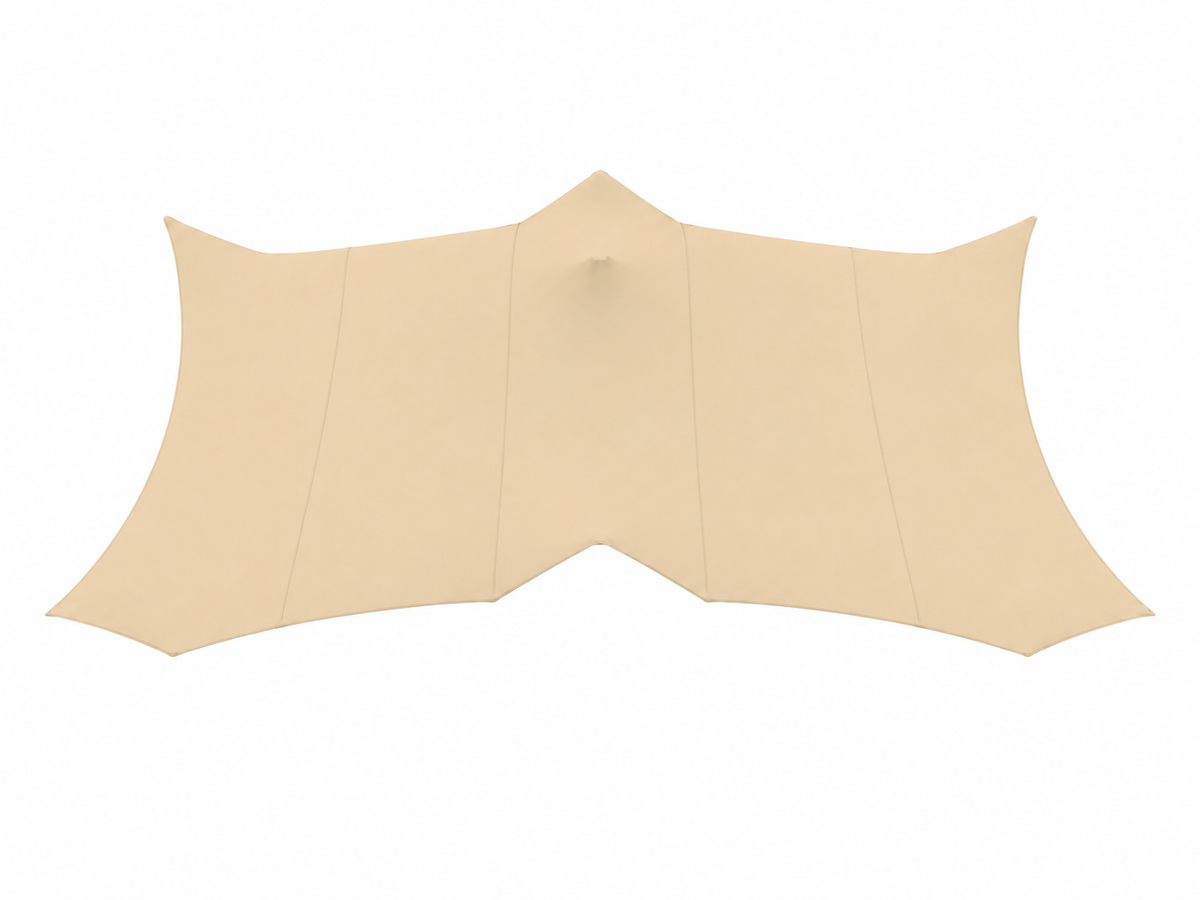 Stretchtent doek 5 x 7.50 m 
