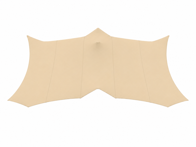 Stretchtent doek 5 x 7.50 m 