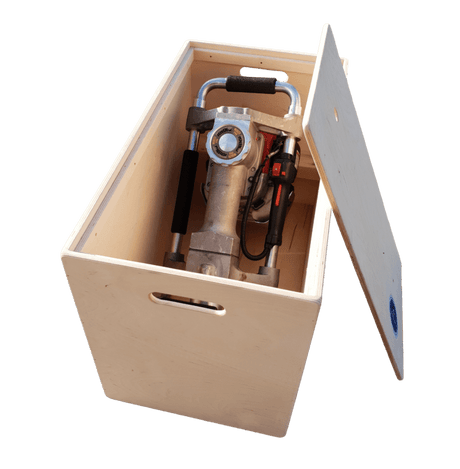 Houten opslag kist voor de Flex Pro XA