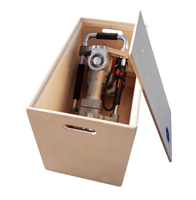 Houten opslag kist voor de Flex Pro XA