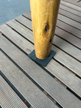 Anti slip mat voor tentpaal