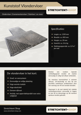 Specificaties kunststof vlondervloer
