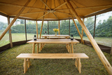 Tipi natural tent zijwanden