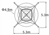 Tipi sky tent specificaties
