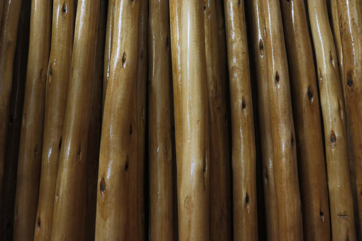 Houten middenpaal van eucalyptus, 4,50 meter, voor stretchtent