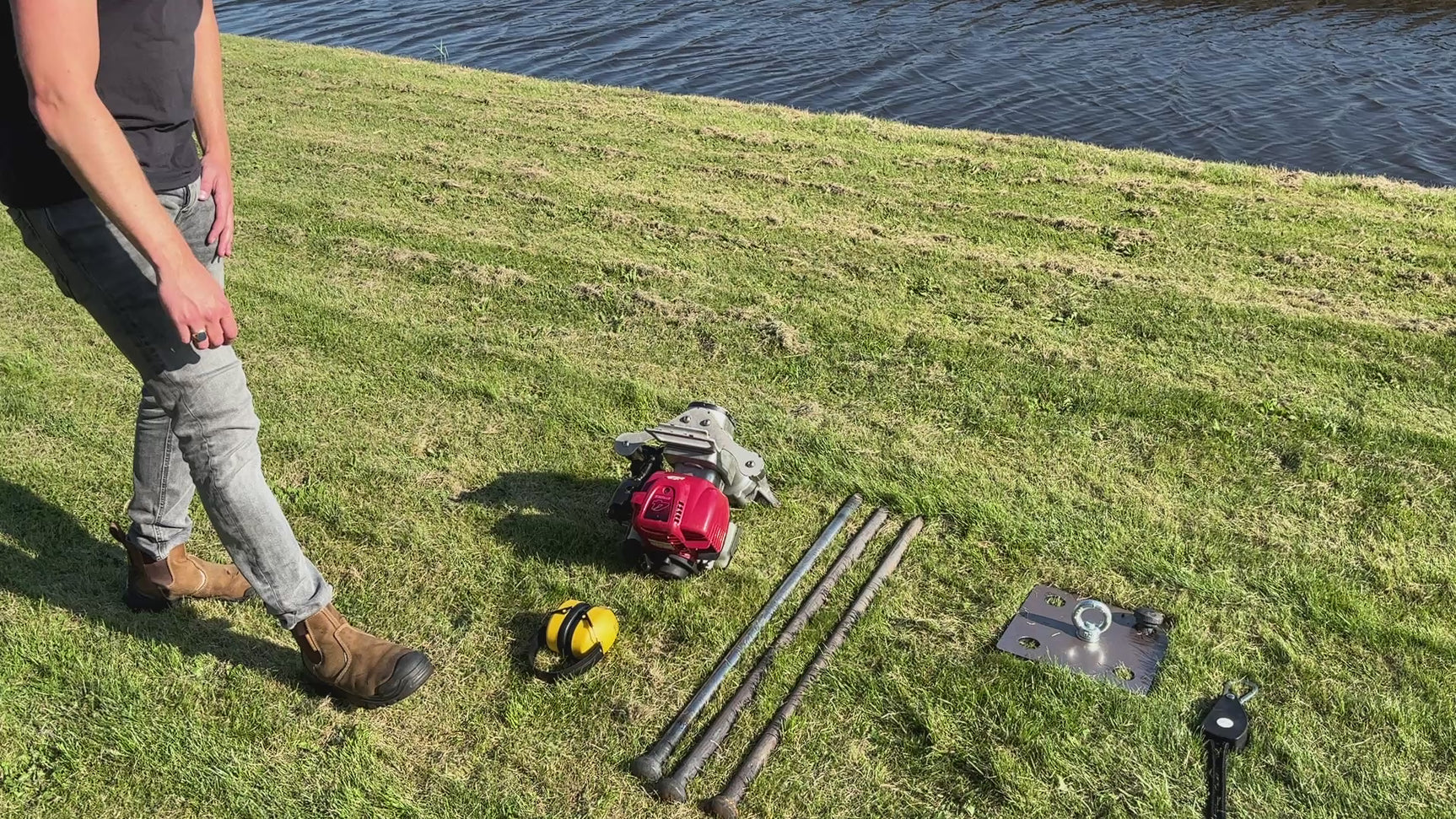 Palenrammer voor tentharingen