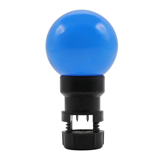 Priklamp Blauw Stretchtent Verlichting direct op prikkabel
