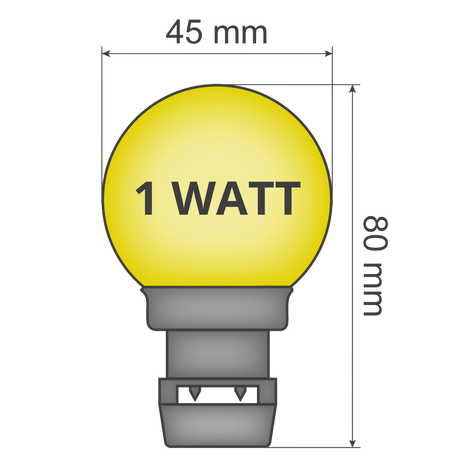 Priklamp Geel Stretchtent Verlichting 