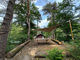 schaduwdoek stretchtent 