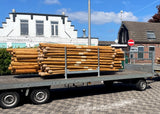 Stapelrek op een vrachtauto