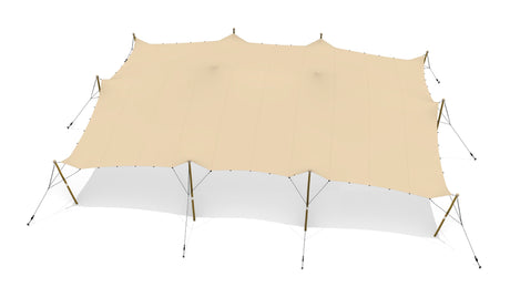 Tente stretch complète d'occasion (kit) 10,50 x 15,00 mètres